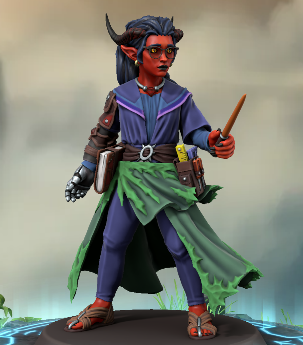 Hero Forge Model of Sarah Willowwood